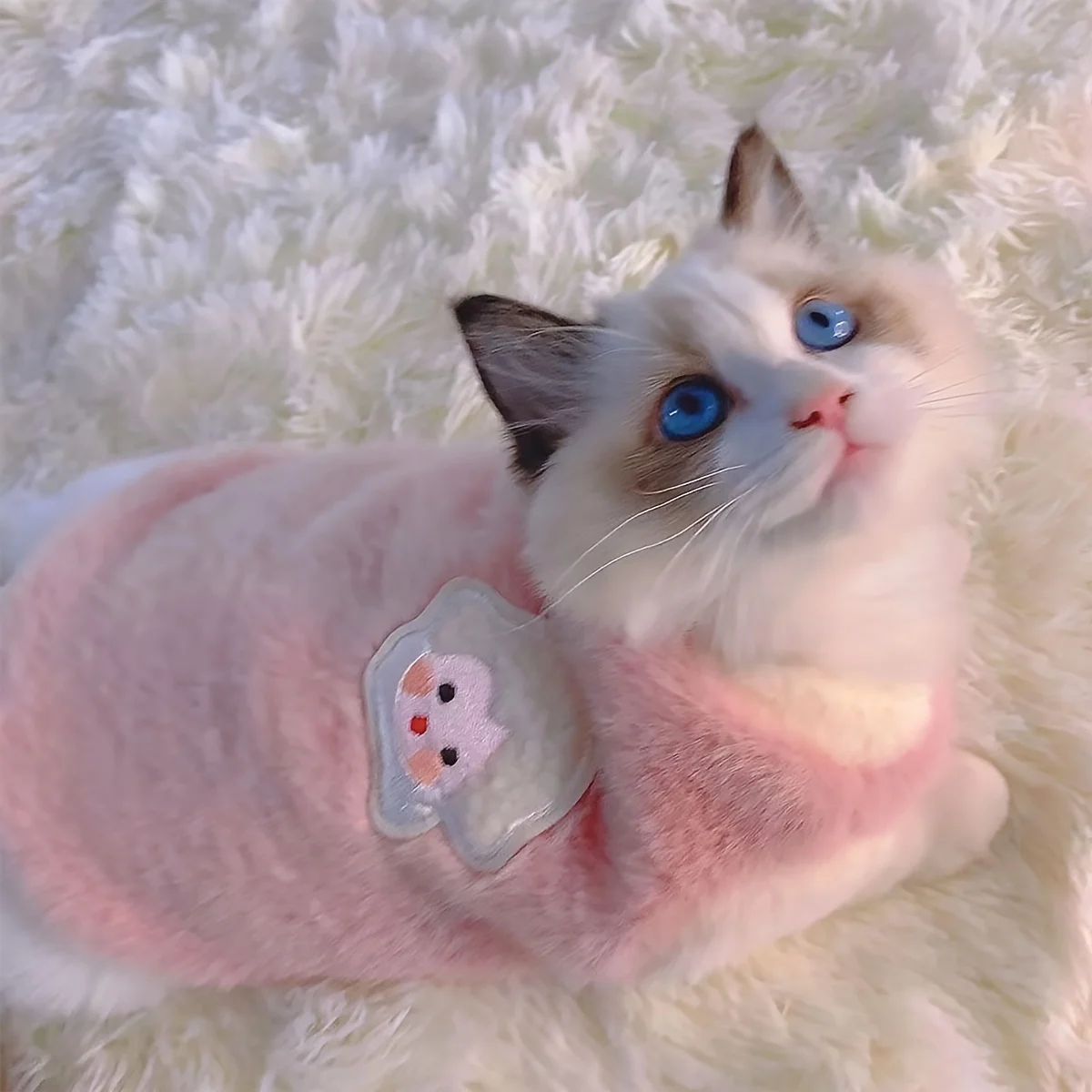 1pc-Pet autumn and winter warm thick vest with cute lamb embroidery pattern
1pc-Pet autumn and winter warm thick vest with cute lamb embroidery pattern