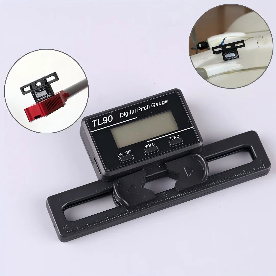Helicopter Electronic Pitch Gauge, 250-800 Size, Digital Display, TL90 Multi-axis Level Meter with Digital Readout
Helicopter Electronic Pitch Gauge, 250-800 Size, Digital Display, TL90 Multi-axis Level Meter with Digital Readout