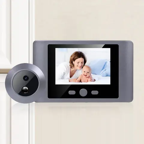 Mini Peephole Smart Wireless Door Viewer Camera IR Night Vision Front Door Peephole Camera 2000mAh Digital Peephole Eye Viewer