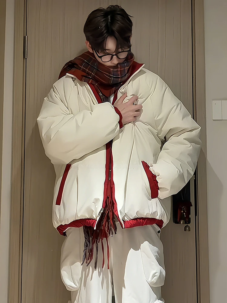 American Sle Men's Thi down Cotton Jaet Winter ort Bread Sle High Street Thiened Polyester Fiber Coat for Men
American Sle Men's Thi down Cotton Jaet Winter ort Bread Sle High Street Thiened Polyester Fiber Coat for Men