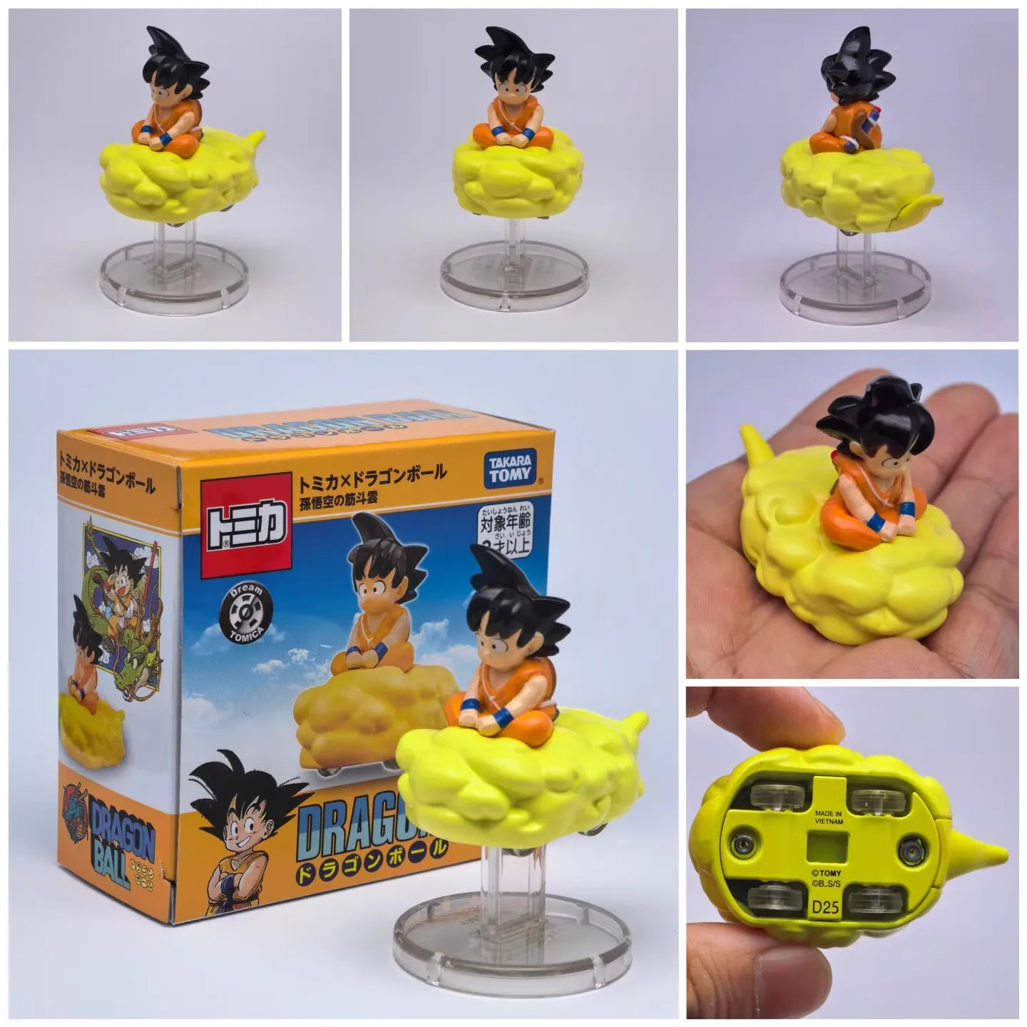 Takara Tomy Tomica Dream x Dragon Ball Son Goku's Streak Cloud, легкосплавный автомобиль, литой под давлением металлический режим, коллекция, дисплей, игрушка в подарок
Takara Tomy Tomica Dream x Dragon Ball Son Goku's Streak Cloud, легкосплавный автомобиль, литой под давлением металлический режим, коллекция, дисплей, игрушка в подарок