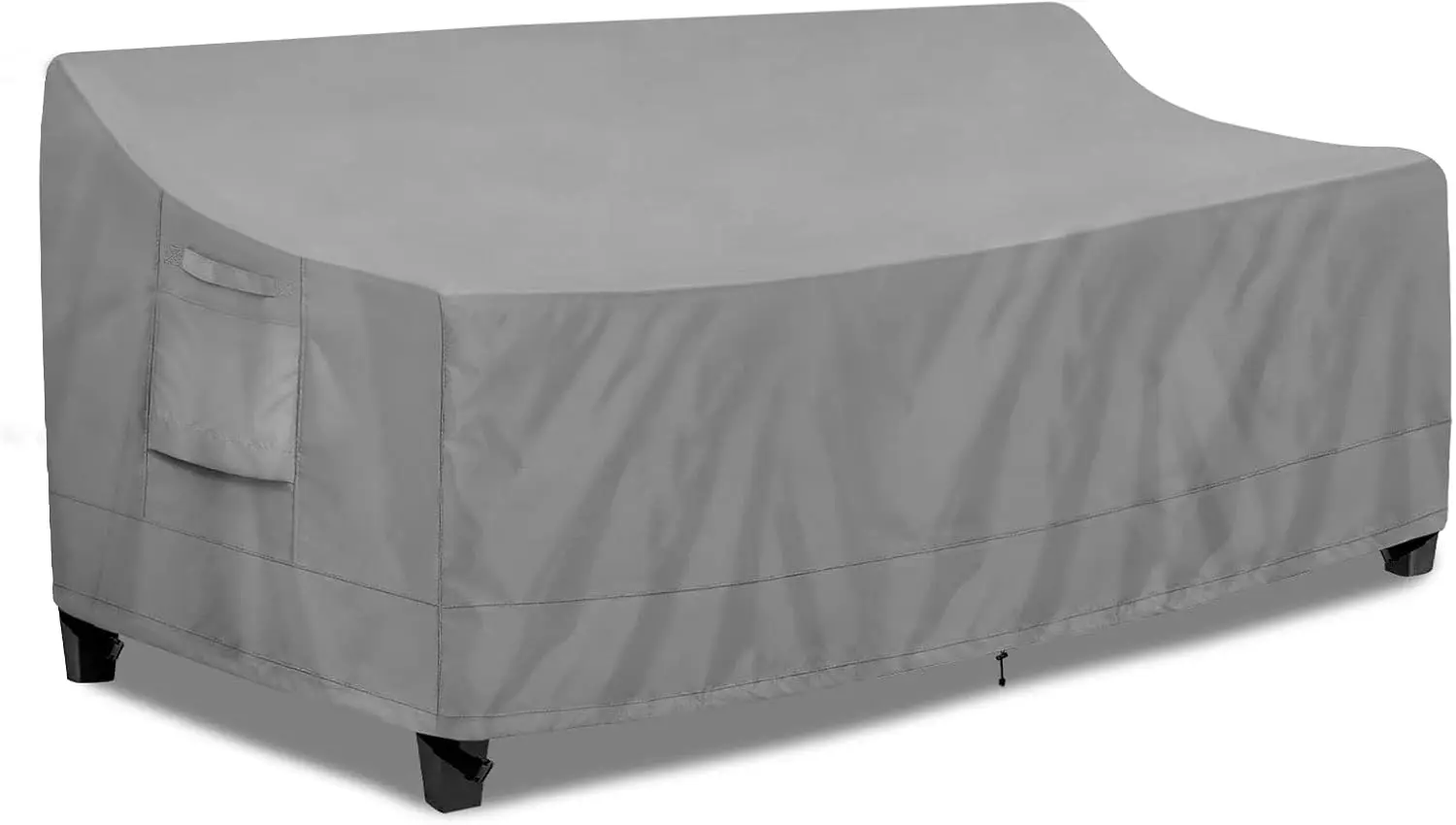 Outdoor Couch Cover for Patio Sofa, 4-Seater with Air Vent and Handles, 104W x 40D x 35H Inches, Gray
Outdoor Couch Cover for Patio Sofa, 4-Seater with Air Vent and Handles, 104W x 40D x 35H Inches, Gray