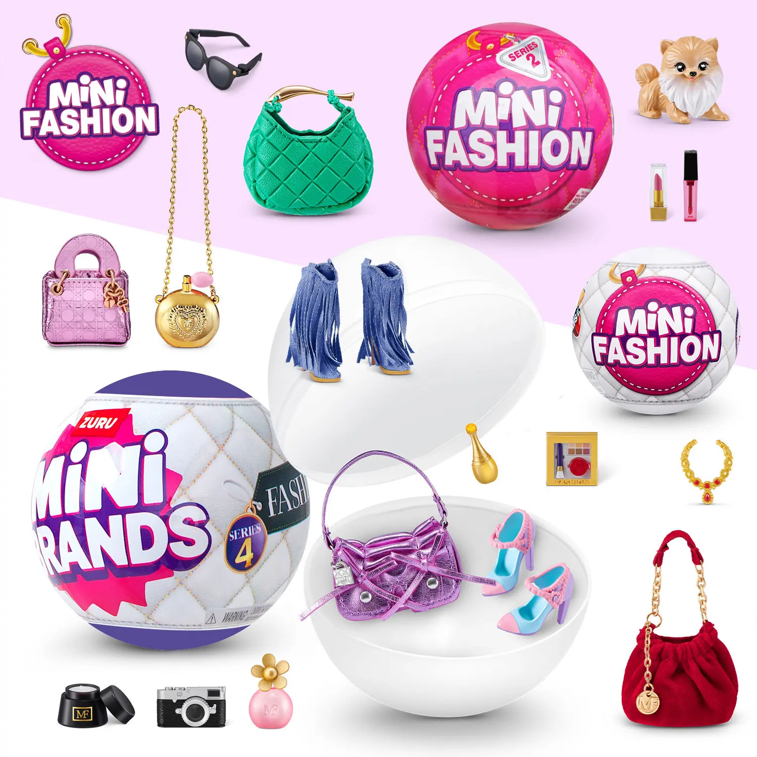Genuine Hot Zuru Mini Brands 5 Surprise Ball Mini Fashion Ball V4 Handbags Toys Blind Box Trendy Mini Diy Toys Girls Ornaments
Genuine Hot Zuru Mini Brands 5 Surprise Ball Mini Fashion Ball V4 Handbags Toys Blind Box Trendy Mini Diy Toys Girls Ornaments