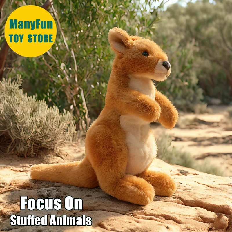 Kangaroo High Fidelity Plushie, Realistic Kangaroo Plush Toy, Lifelike Kangaroo Stuffed Animal Simulation Doll Toy Gifts Kid
Kangaroo High Fidelity Plushie, Realistic Kangaroo Plush Toy, Lifelike Kangaroo Stuffed Animal Simulation Doll Toy Gifts Kid