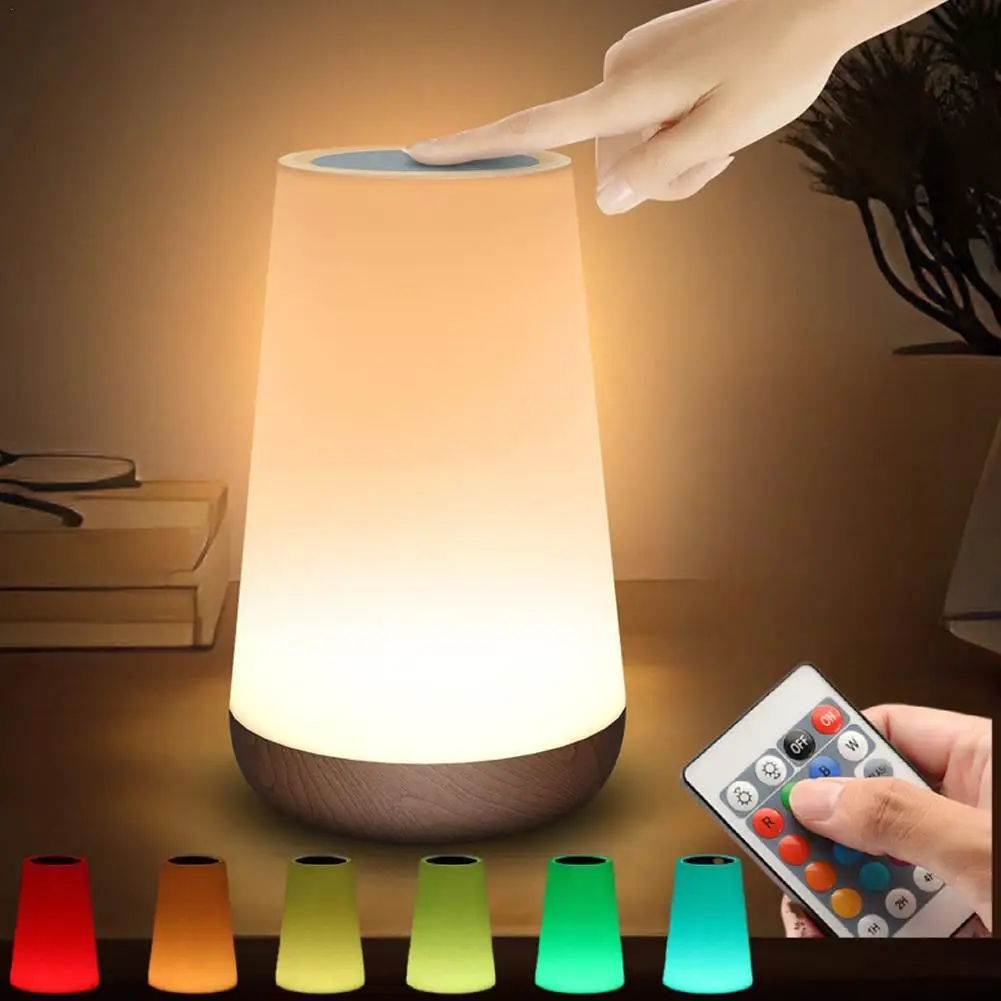Night Light LED Night Light Touch Lamp Bedside Table Lamp For Kids Bedroom Rechargeable Dimmable With Remote Control RGB Colors
Night Light LED Night Light Touch Lamp Bedside Table Lamp For Kids Bedroom Rechargeable Dimmable With Remote Control RGB Colors