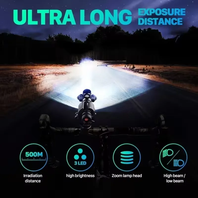 F2 3led Searchlight Night Riding Bright Flashlight Usb Rechargeable Tactical Flashlight Led Waterproof Bicycle Front Light Lamp
F2 3led Searchlight Night Riding Bright Flashlight Usb Rechargeable Tactical Flashlight Led Waterproof Bicycle Front Light Lamp