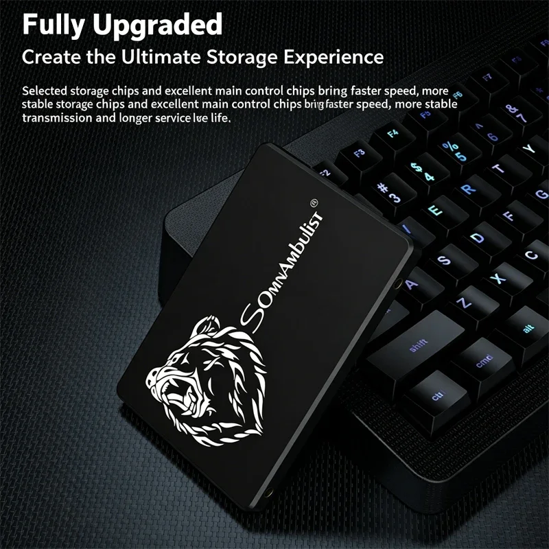 SomnAmbulist SSD Solid-state Drive 2.5 Inch SATA 3.0 Desktop 256GB Laptop 2TB Computer Hard Drive 1TB 128GB
SomnAmbulist SSD Solid-state Drive 2.5 Inch SATA 3.0 Desktop 256GB Laptop 2TB Computer Hard Drive 1TB 128GB