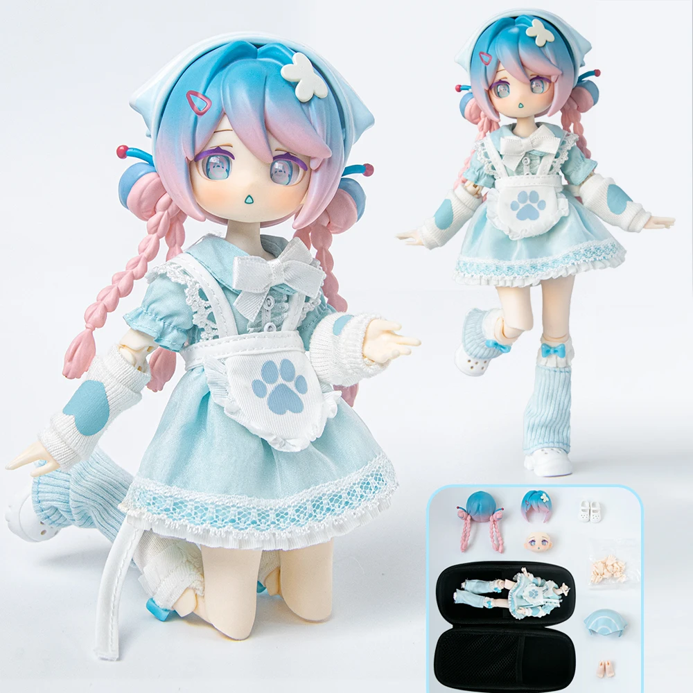 1/12 Bjd кукла Freedom Advocates, милый питомец, подвижные суставы, 20 см, аниме-фигурка, игрушка, модное платье, кукла, настольные украшения, подарки
1/12 Bjd кукла Freedom Advocates, милый питомец, подвижные суставы, 20 см, аниме-фигурка, игрушка, модное платье, кукла, настольные украшения, подарки