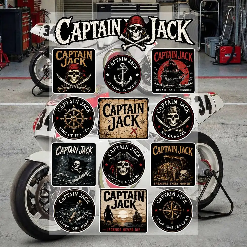 C-aptain JaC-k Aesthetic Graffiti Stickers Waterproof PVC Decals for Motorcycle Skateboard Car Helmet Notebook DIY Decoration
C-aptain JaC-k Aesthetic Graffiti Stickers Waterproof PVC Decals for Motorcycle Skateboard Car Helmet Notebook DIY Decoration