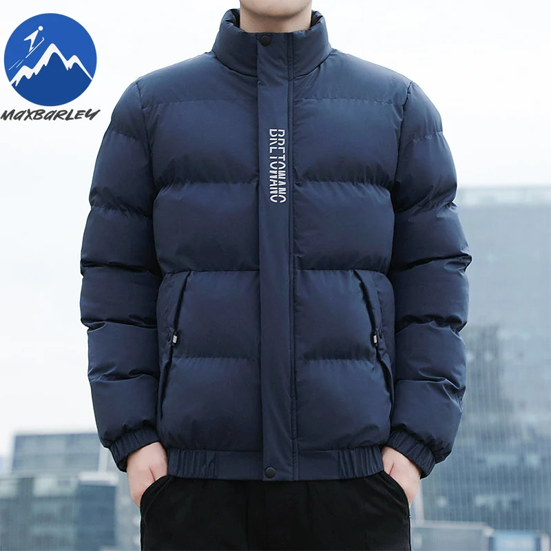 Maxbarley Mens Padded Jacket Fashion Stand Collar Outdoor Work Thickened Warm Parka Street Style Lightweight Winter New Clothing 
Maxbarley Mens Padded Jacket Fashion Stand Collar Outdoor Work Thickened Warm Parka Street Style Lightweight Winter New Clothing