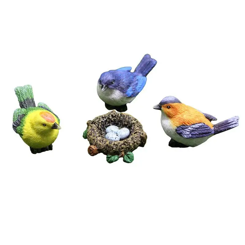 Cute Simulation Bird Nest Resin Crafts Miniature Landscape Garden Bonsai Decoration Accessories Bird Egg Ornament for Gardening
Cute Simulation Bird Nest Resin Crafts Miniature Landscape Garden Bonsai Decoration Accessories Bird Egg Ornament for Gardening