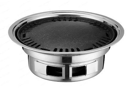 Портативный круглый гриль для барбекю в корейском стиле с антипригарным покрытием для кемпинга на открытом воздухе, грили для барбекю из нержавеющей стали
Портативный круглый гриль для барбекю в корейском стиле с антипригарным покрытием для кемпинга на открытом воздухе, грили для барбекю из нержавеющей стали