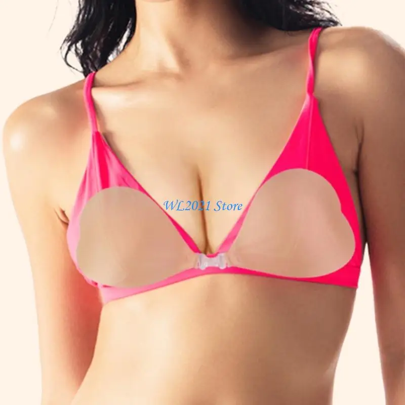 G5GC Women's Silicone Heart Nipple Covers Reusable Adhesive Push Up Strapless Sticky Bra Gathered Lifting Breast Pads
G5GC Women's Silicone Heart Nipple Covers Reusable Adhesive Push Up Strapless Sticky Bra Gathered Lifting Breast Pads