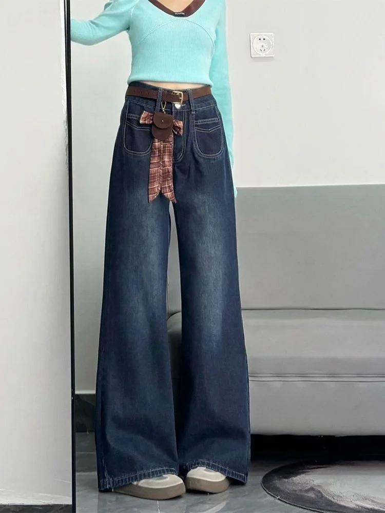 High Waist Wide Leg Jeans Women's Spring 2026 New plus Size Lazy Loose Drapey Straight Cut Denim Pants American Style Vintage...
High Waist Wide Leg Jeans Women's Spring 2026 New plus Size Lazy Loose Drapey Straight Cut Denim Pants American Style Vintage...