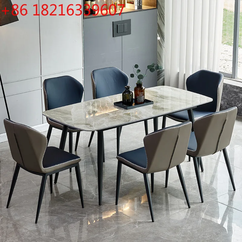 Итальянская каменная плита для дома, современный простой, легкий, роскошный обеденный стол, комбинация обеденного стола и стула, прямоугольный ji
Итальянская каменная плита для дома, современный простой, легкий, роскошный обеденный стол, комбинация обеденного стола и стула, прямоугольный ji