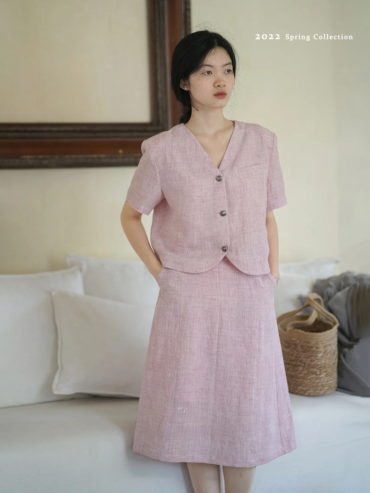 NP2023ss Citywalk Half Skirt Shorts Set Spotted Floral Cotton Linen Blend Short Sleeve Women's Fashion Ensemble for Younger W...
NP2023ss Citywalk Half Skirt Shorts Set Spotted Floral Cotton Linen Blend Short Sleeve Women's Fashion Ensemble for Younger W...