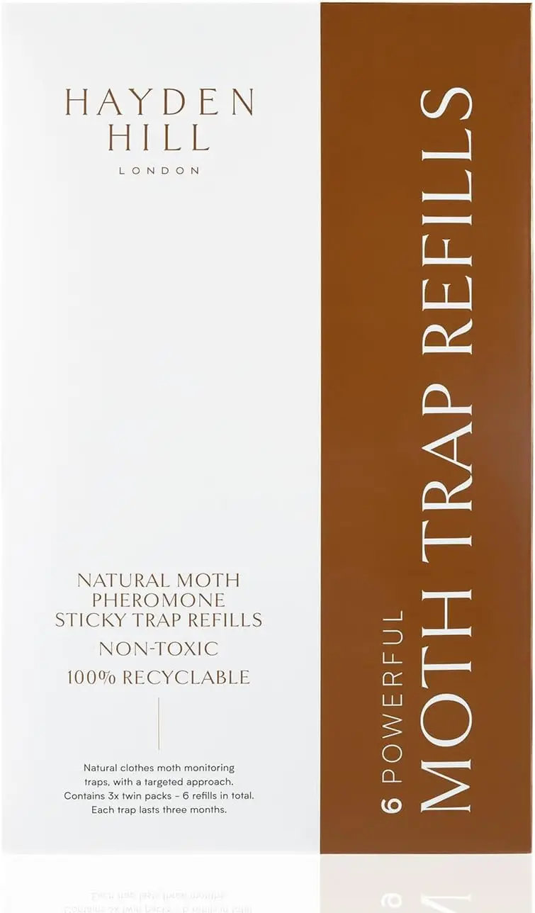Moth Traps - Refill Pack (6 Strips in Total) – Odor-Free for Monitoring Clothes Moths & Closets - Moth Phermonones for Clothing
Moth Traps - Refill Pack (6 Strips in Total) – Odor-Free for Monitoring Clothes Moths & Closets - Moth Phermonones for Clothing