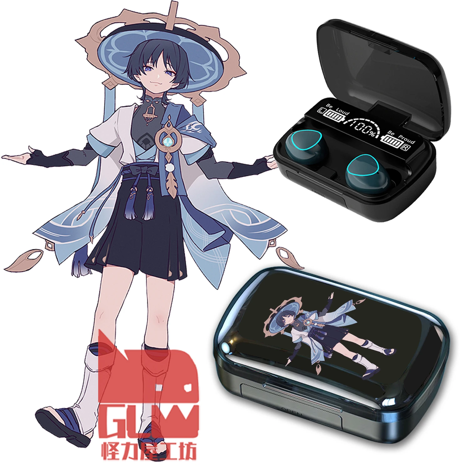 Anime Genshin Impact wanderer Cosplay Bluetooth Headset Cartoon in-ear Bluetooths Earbuds BlueBuds Headphones Gift
Anime Genshin Impact wanderer Cosplay Bluetooth Headset Cartoon in-ear Bluetooths Earbuds BlueBuds Headphones Gift