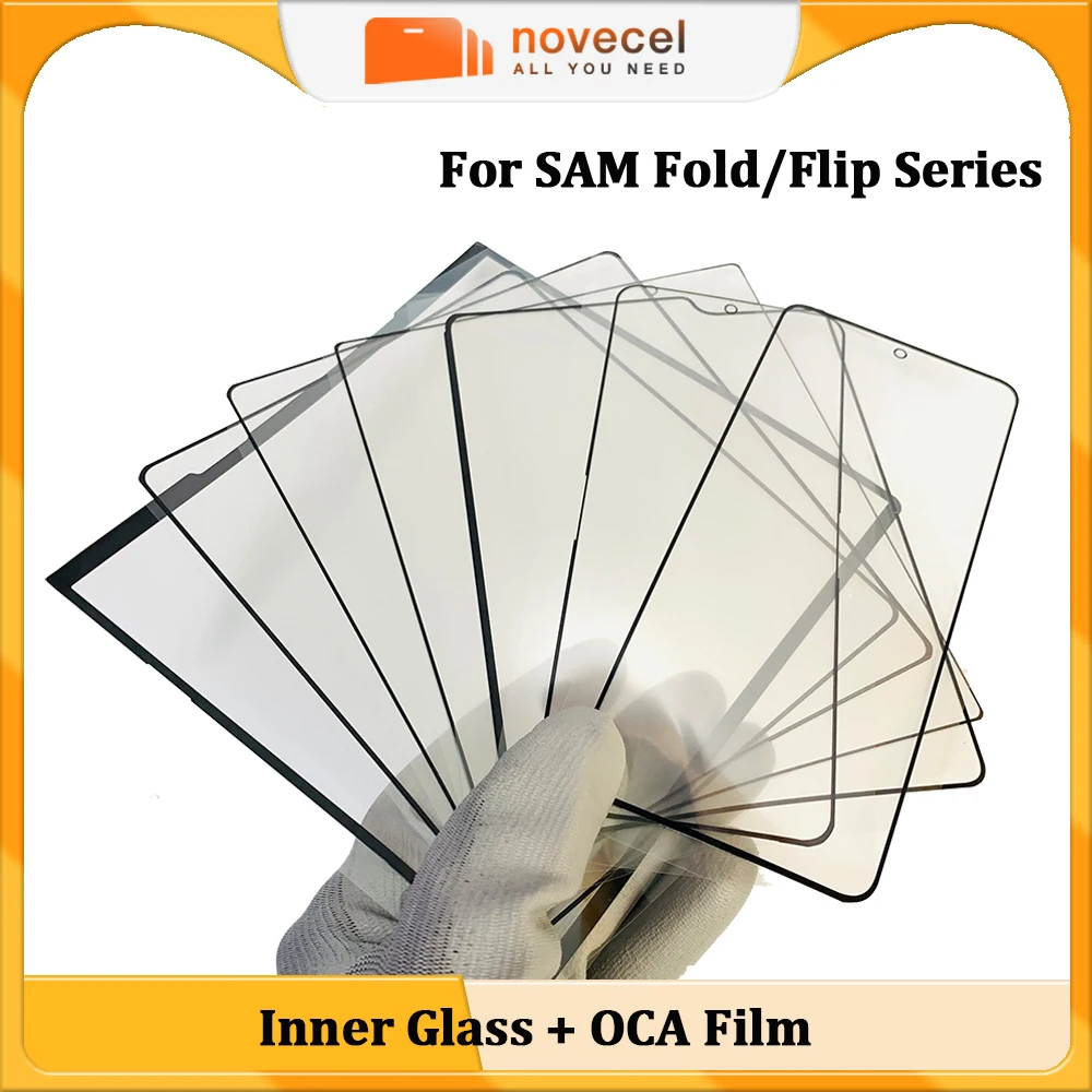 Novecel 1/5pcs LCD Front Inner Glass+OCA For Samsung Galaxy Z Fold 6 W25 5 Flip 4 5G Touch Screen Panel Repair Parts Replacement
Novecel 1/5pcs LCD Front Inner Glass+OCA For Samsung Galaxy Z Fold 6 W25 5 Flip 4 5G Touch Screen Panel Repair Parts Replacement