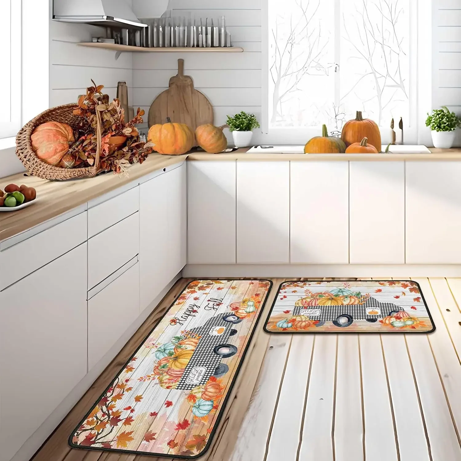 Fall Kitchen Mats Autumn Thanksgiving Home Rugs Entrance Mat Balcony Hallway Bathroom Carpet Bedroom Bedside Non-slip Foot Mat
Fall Kitchen Mats Autumn Thanksgiving Home Rugs Entrance Mat Balcony Hallway Bathroom Carpet Bedroom Bedside Non-slip Foot Mat