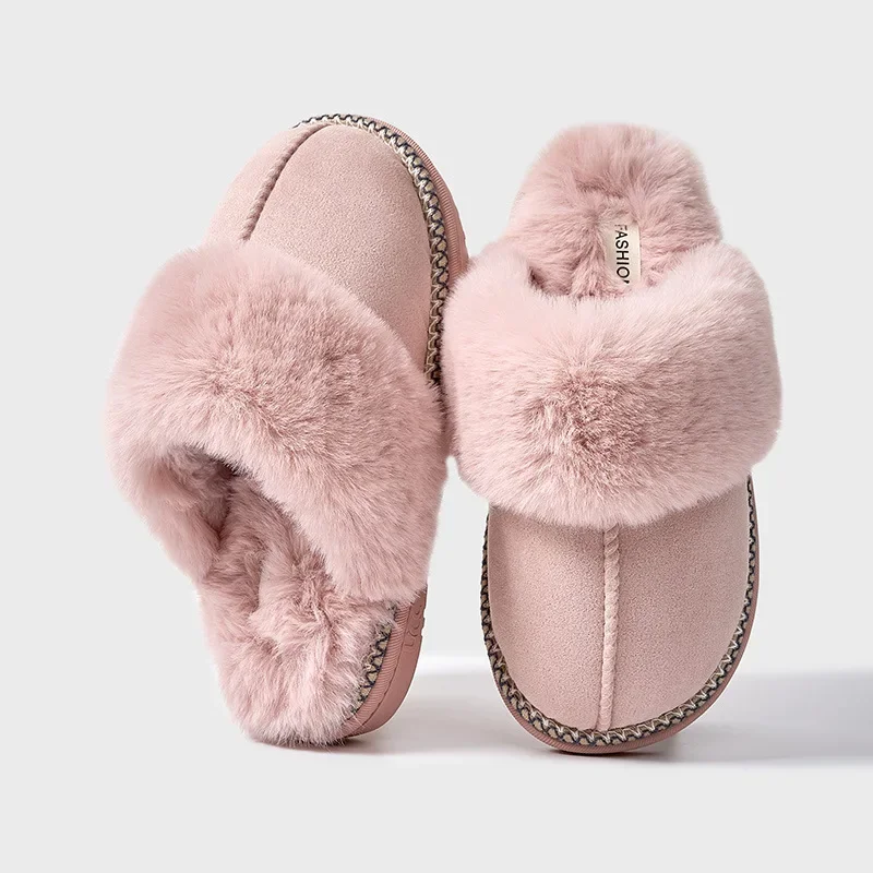 Closed Toe Warm Cotton Slippers Women Autumn Winter Faux Fur Thicken Plush Slippers Shoes Non Slip Fluffy Warm Comfort Slippers
Closed Toe Warm Cotton Slippers Women Autumn Winter Faux Fur Thicken Plush Slippers Shoes Non Slip Fluffy Warm Comfort Slippers