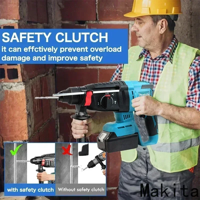 Оригинальный беспроводной ударный шуруповерт Makita 26 мм, бесщеточный, 18В, с литиевой батареей, для электроинструментов Makita 18В
Оригинальный беспроводной ударный шуруповерт Makita 26 мм, бесщеточный, 18В, с литиевой батареей, для электроинструментов Makita 18В