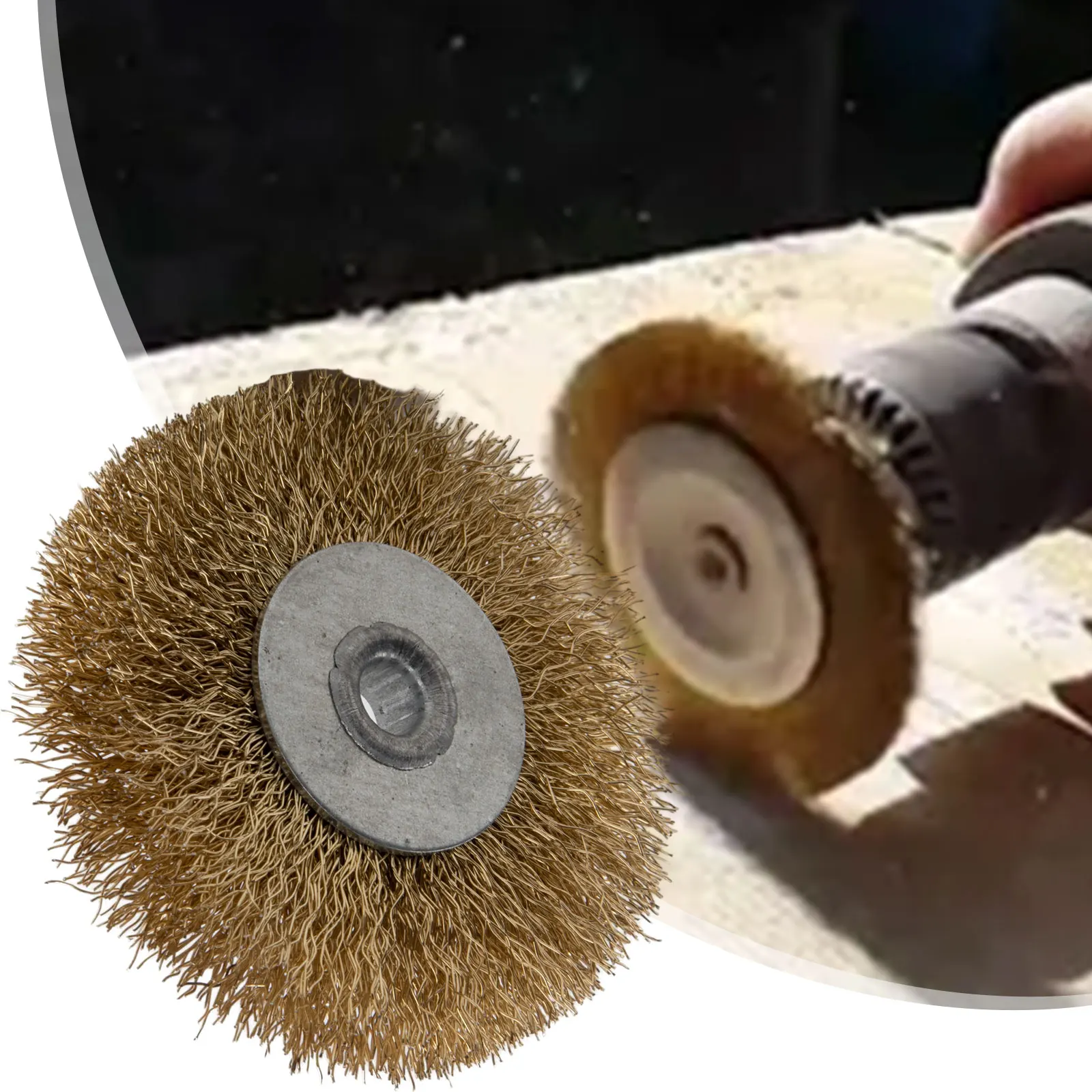 1pc 3inch Crimped Wire Wheel Brush Stainless Steel Wire Brush Angle Grinder Polishing Tools For Angle Grinder 0.32inch Bore
1pc 3inch Crimped Wire Wheel Brush Stainless Steel Wire Brush Angle Grinder Polishing Tools For Angle Grinder 0.32inch Bore