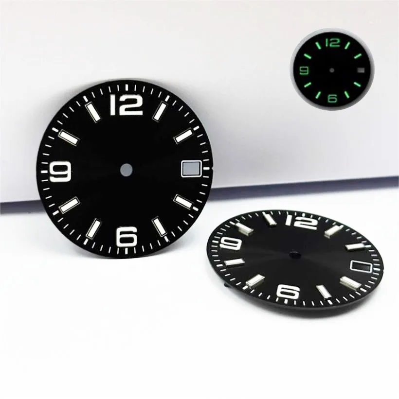 28.5mm Watch Dial Suitable For NH35 Machinery Movement Black Luminous Dial Watch Accessories
28.5mm Watch Dial Suitable For NH35 Machinery Movement Black Luminous Dial Watch Accessories