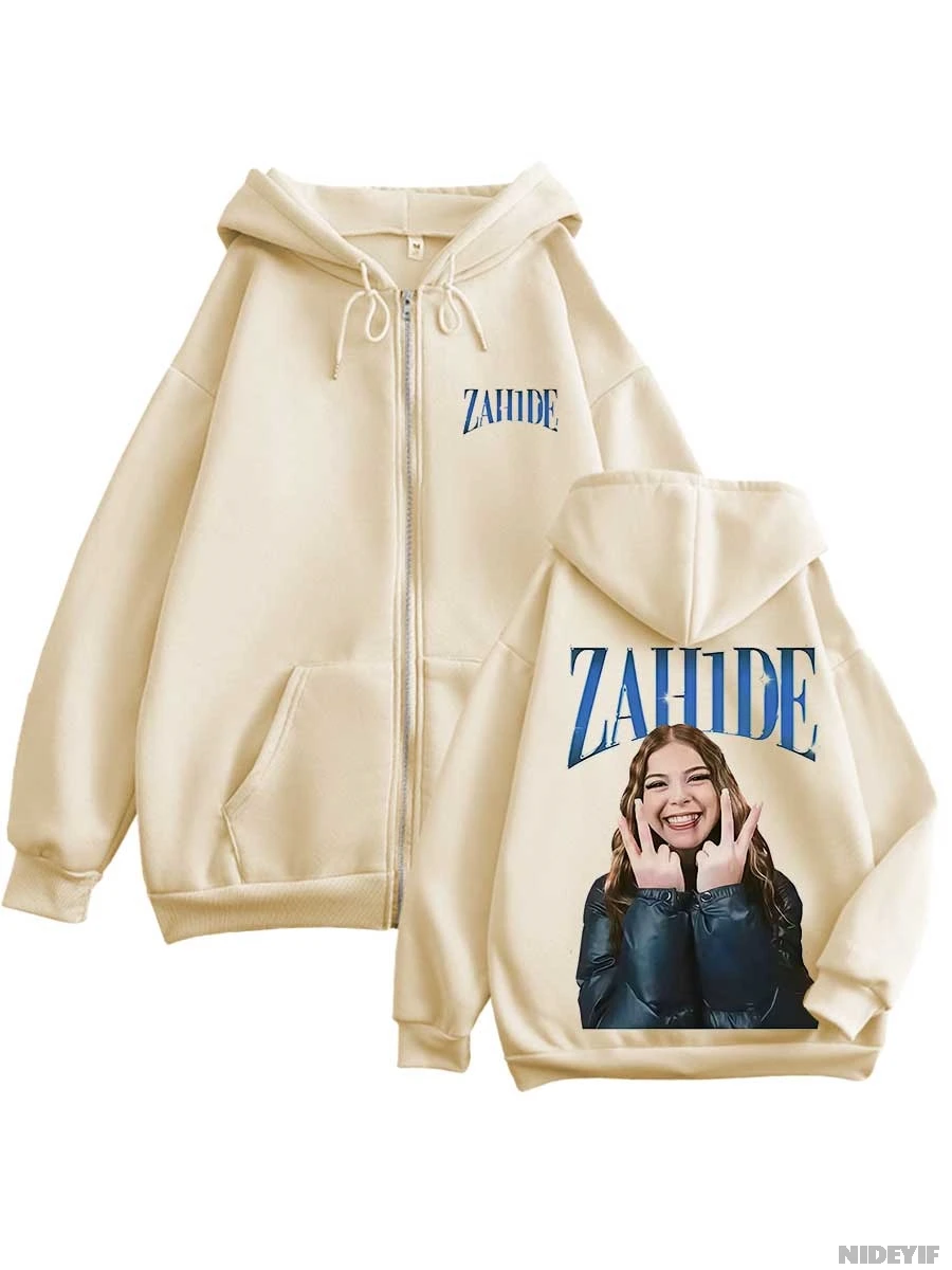 Zahide Merch Zahide Hoodie Zipper Men Women Jacket Hiphop Streetwear Outfit Sweatshirt Tops ZH3
Zahide Merch Zahide Hoodie Zipper Men Women Jacket Hiphop Streetwear Outfit Sweatshirt Tops ZH3
