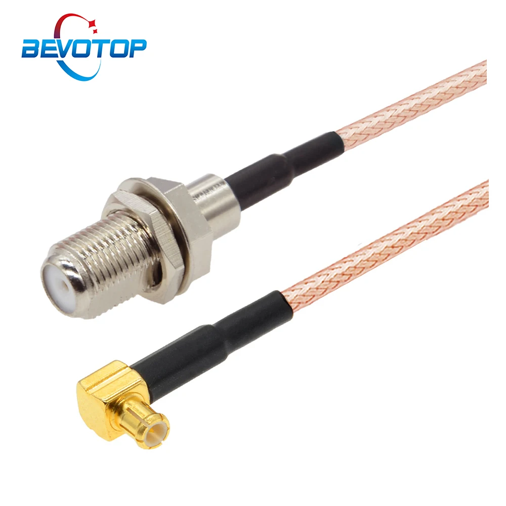 10PCS/LOT Right Angle Elbow MCX Male Plug to F Female Bulkhead Jack Coaxial RG316 Pigtail SDR Antenna Extender RF Coax Cable
10PCS/LOT Right Angle Elbow MCX Male Plug to F Female Bulkhead Jack Coaxial RG316 Pigtail SDR Antenna Extender RF Coax Cable