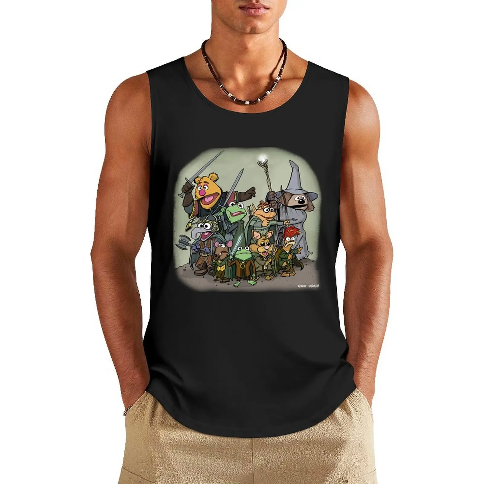 Fellowship of the Muppets Tank Top gym clothes for man gym accessories men Men's t-shirt
Fellowship of the Muppets Tank Top gym clothes for man gym accessories men Men's t-shirt