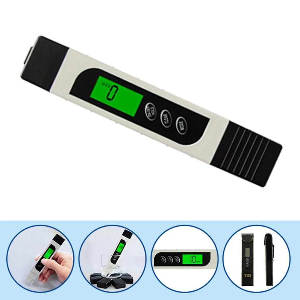 Digital Water Tester Pen 16.2x2.9cm Portable Detection Device Water Quality Monitor Handheld Total Dissolved Solids
Digital Water Tester Pen 16.2x2.9cm Portable Detection Device Water Quality Monitor Handheld Total Dissolved Solids