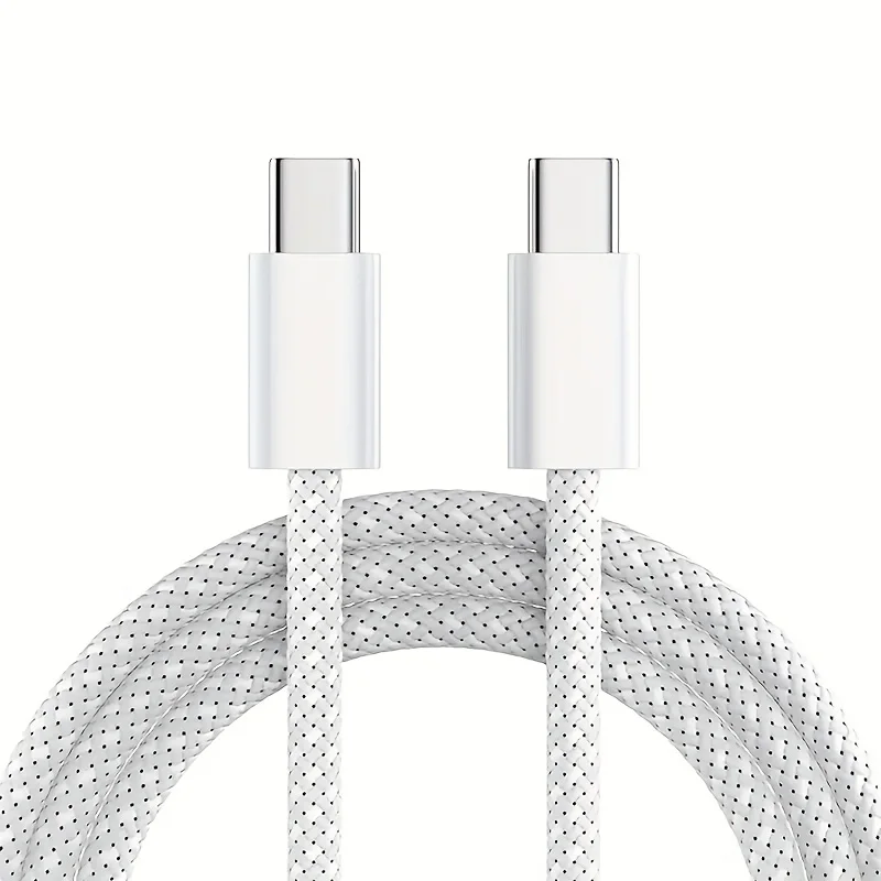 1PCS 2PCS 60W Type-C to Type-C Super Fast charging cable, suitable for Iphone 15, compatible with Huawei and others 
1PCS 2PCS 60W Type-C to Type-C Super Fast charging cable, suitable for Iphone 15, compatible with Huawei and others