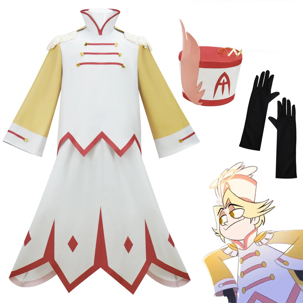Hot Hazbin Hotel Inspired Adam/Abel Cosplay Costume Set, White & Gold Exorcist Outfit with Hat & Gloves for Anime Conventions
Hot Hazbin Hotel Inspired Adam/Abel Cosplay Costume Set, White & Gold Exorcist Outfit with Hat & Gloves for Anime Conventions