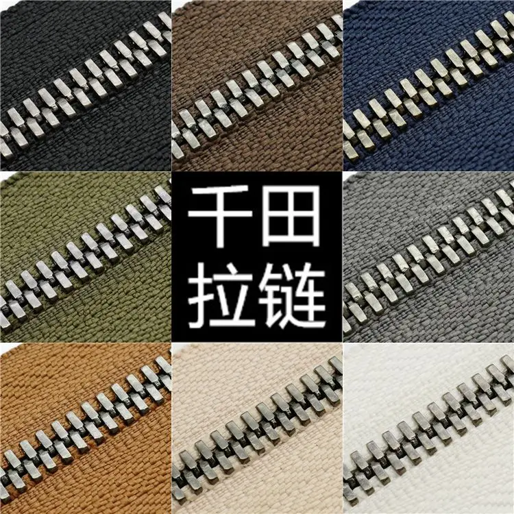 No. 5 Durable Two-way Corn Tooth Antique Silver Copper Metal Long Zipper Sofa Home Leather Bag DIY Metal Zipper1m3m5m
No. 5 Durable Two-way Corn Tooth Antique Silver Copper Metal Long Zipper Sofa Home Leather Bag DIY Metal Zipper1m3m5m