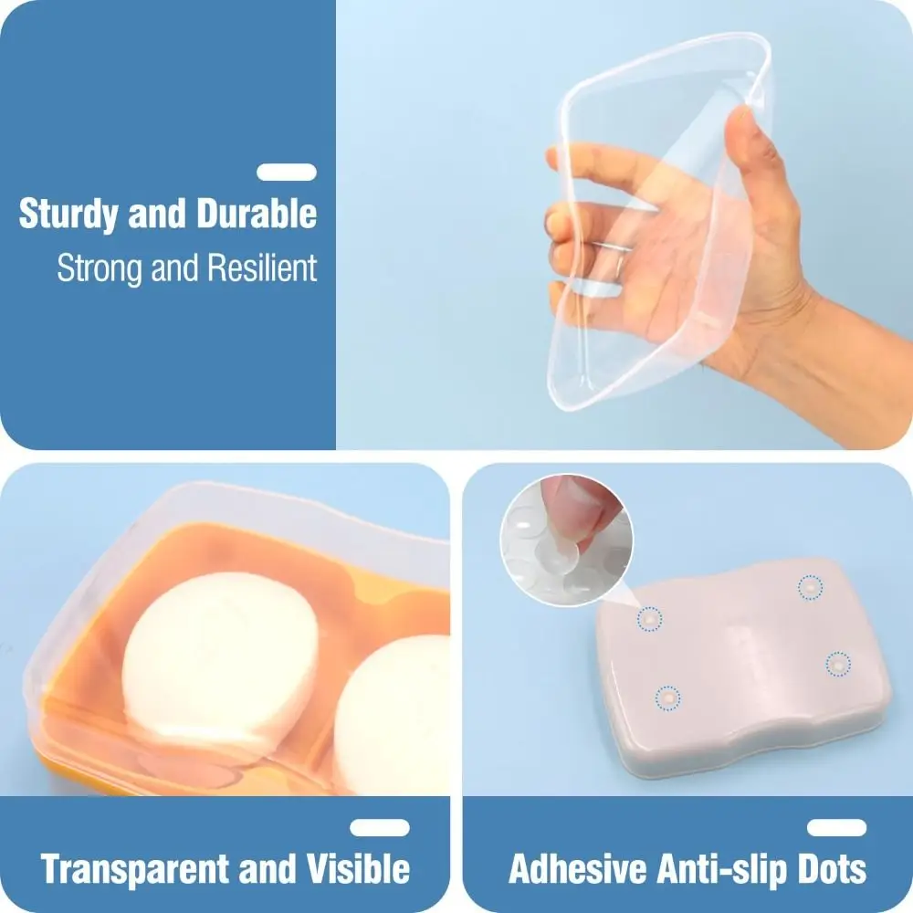 Large Capacity Dual Compartment Soap Dish Shampoo Bar Holder Portable Soap Holder Three-layer Design Bathroom Shower
Large Capacity Dual Compartment Soap Dish Shampoo Bar Holder Portable Soap Holder Three-layer Design Bathroom Shower