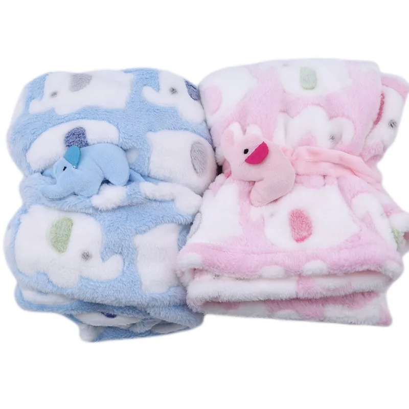 Cartoon Baby Blanket Cute Elephant Baby Products Newborn Elephant Air Conditioning Quilt Coral Velvet Pillow Quilt Dual-Use
Cartoon Baby Blanket Cute Elephant Baby Products Newborn Elephant Air Conditioning Quilt Coral Velvet Pillow Quilt Dual-Use