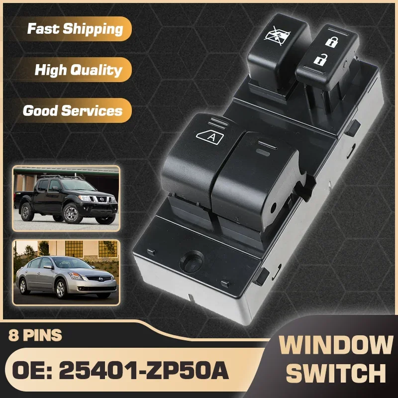 25401-ZP50A Car Power Window Switch For ACMAT ALTV Nissan Frontier Navara Suzuki Equator 2006-2016 Nissan Altima L32 2008-2018
25401-ZP50A Car Power Window Switch For ACMAT ALTV Nissan Frontier Navara Suzuki Equator 2006-2016 Nissan Altima L32 2008-2018