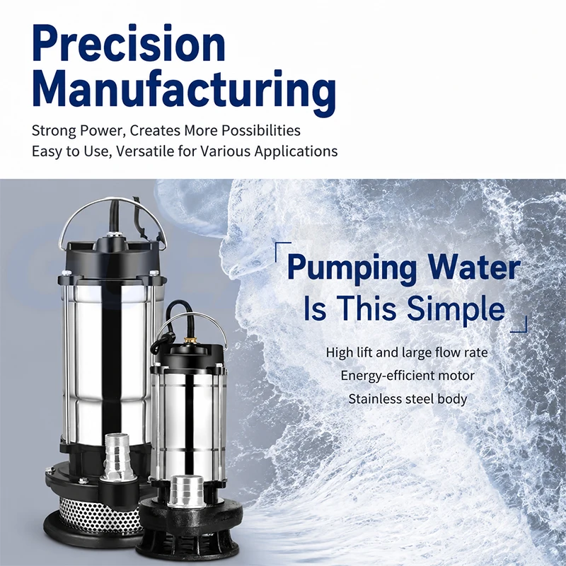 220V Feces Pumping Mud Sewage Pump Cutting Sewage Pump Small Household Submersible Pump Septic Tank Pump Pumping Machine
220V Feces Pumping Mud Sewage Pump Cutting Sewage Pump Small Household Submersible Pump Septic Tank Pump Pumping Machine