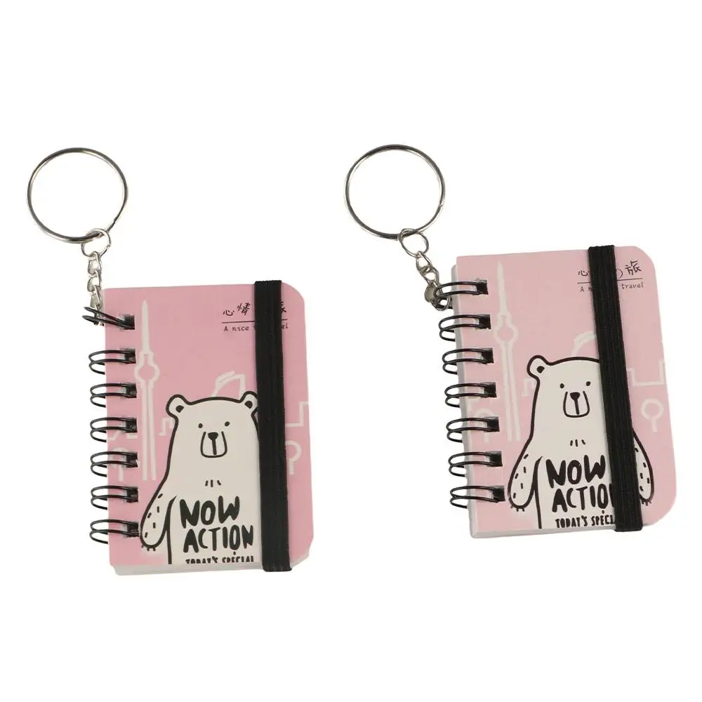Journal Planner Notebook Keychain Small Book Hanging Mini Notebook Pocket Random Pattern Keychain with Notepad Stationery Gift
Journal Planner Notebook Keychain Small Book Hanging Mini Notebook Pocket Random Pattern Keychain with Notepad Stationery Gift