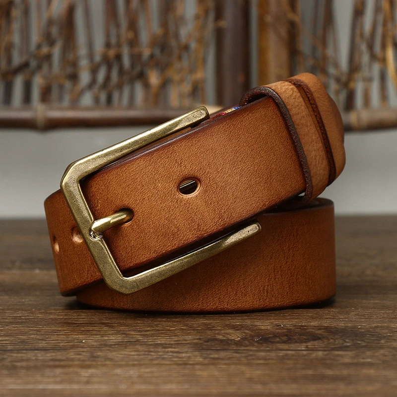 3.8CM Wide Thickened Top Layer Cowhide Leather Needle Buckle Belt For Men's Retro, Simple And Versatile Casual Jeans Belt
3.8CM Wide Thickened Top Layer Cowhide Leather Needle Buckle Belt For Men's Retro, Simple And Versatile Casual Jeans Belt
