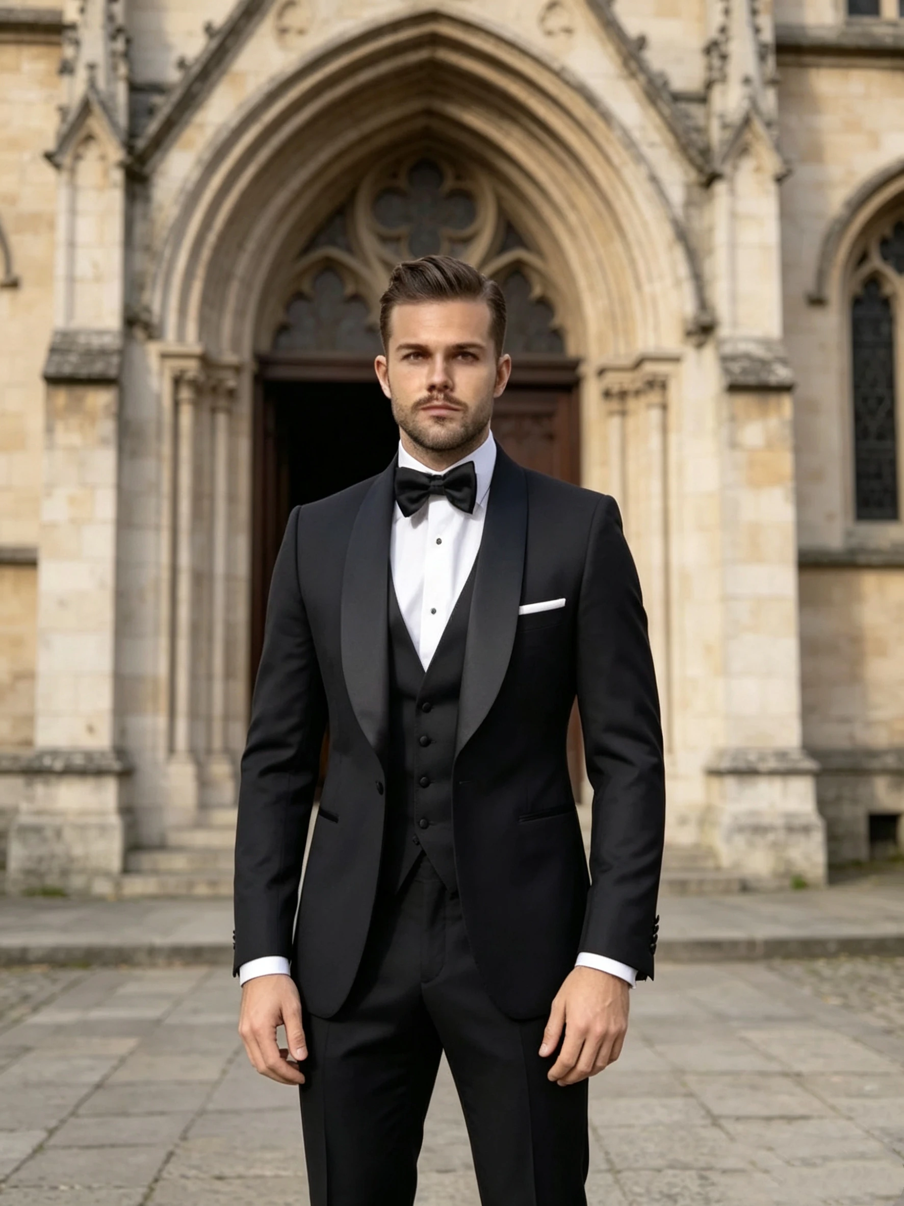 Slim Fit Black 3-Piece Men's Suit Set for Office Fashion Men Leisure Boutique Business Suits Wedding Suit Formal Groom Tuxedos
Slim Fit Black 3-Piece Men's Suit Set for Office Fashion Men Leisure Boutique Business Suits Wedding Suit Formal Groom Tuxedos