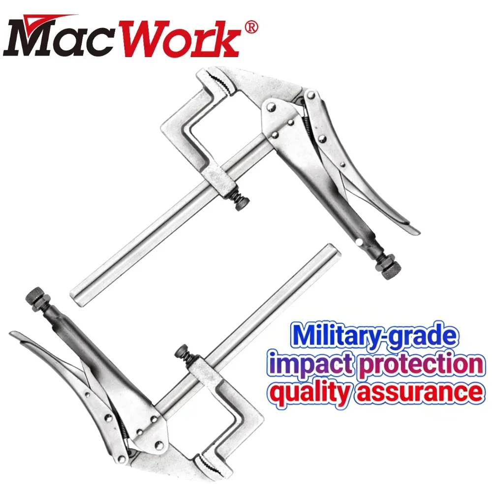 2 Pieces 6 Inch Locking L-grip Clamps Woodworking Clamp Locking Pliers Fast Clamping Multifunctional Toughbuilt Clamp Pliers
2 Pieces 6 Inch Locking L-grip Clamps Woodworking Clamp Locking Pliers Fast Clamping Multifunctional Toughbuilt Clamp Pliers