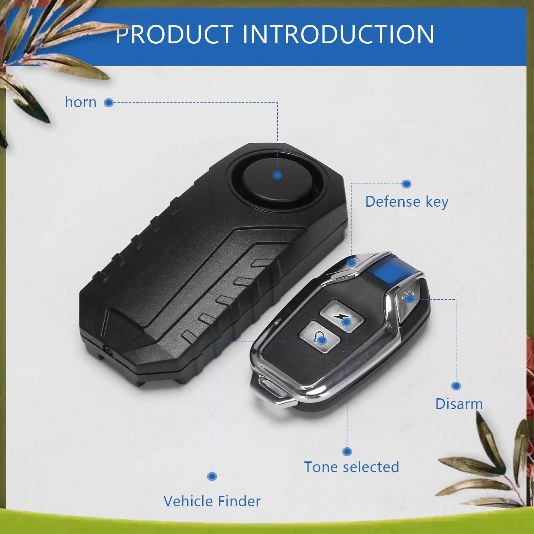 Portable 113Db Super Loud Wireless Motorcycle Bicycle Alarm Security Anti-Theft Alarm With Remote Control Waterproof Black
Portable 113Db Super Loud Wireless Motorcycle Bicycle Alarm Security Anti-Theft Alarm With Remote Control Waterproof Black
