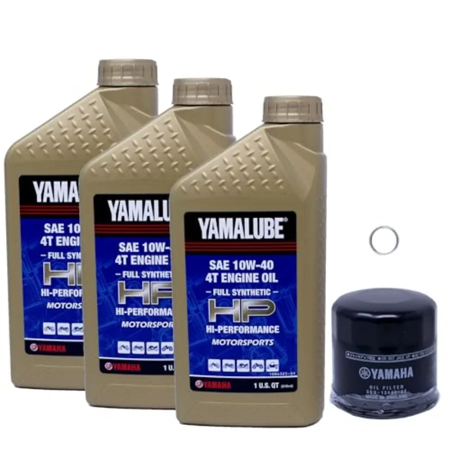 Motorcycle oil change kit for Yamaha YZF-R7 2022-2025,full synthetic, black, includes filter and oil
Motorcycle oil change kit for Yamaha YZF-R7 2022-2025,full synthetic, black, includes filter and oil