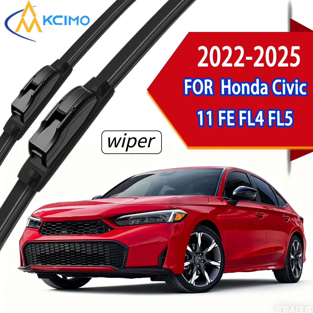 2Pcs Premium Front Windshield Wipers for Honda Civic 11 FE FL4 FL5 2022-2025, Heavy-Duty Rubber Direct Replacement.
2Pcs Premium Front Windshield Wipers for Honda Civic 11 FE FL4 FL5 2022-2025, Heavy-Duty Rubber Direct Replacement.