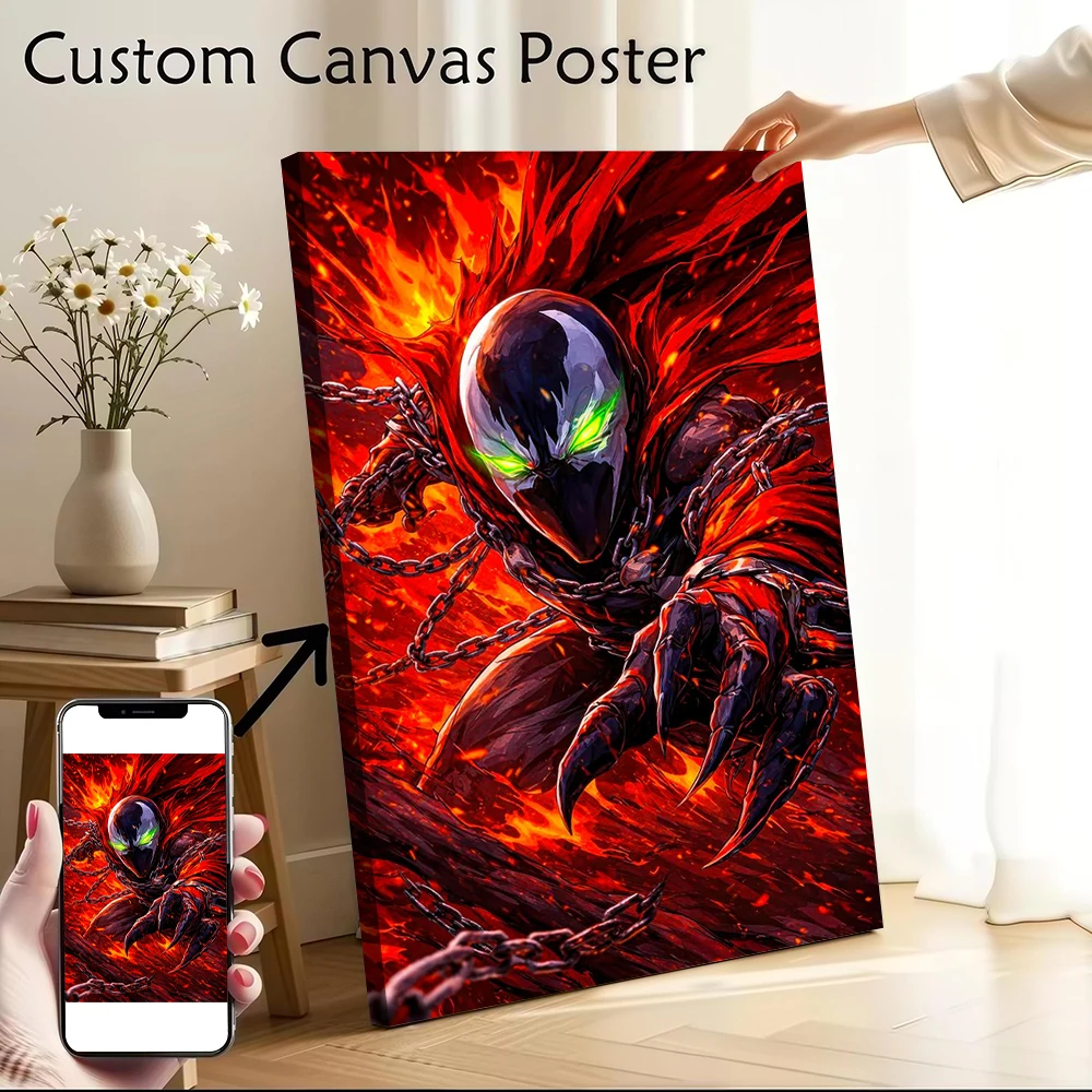 Spawn in Fiery Background Printed Canvas Poster Custom Pictures Wall Art Canvas Painting for Home Decor Living Room Decoration
Spawn in Fiery Background Printed Canvas Poster Custom Pictures Wall Art Canvas Painting for Home Decor Living Room Decoration