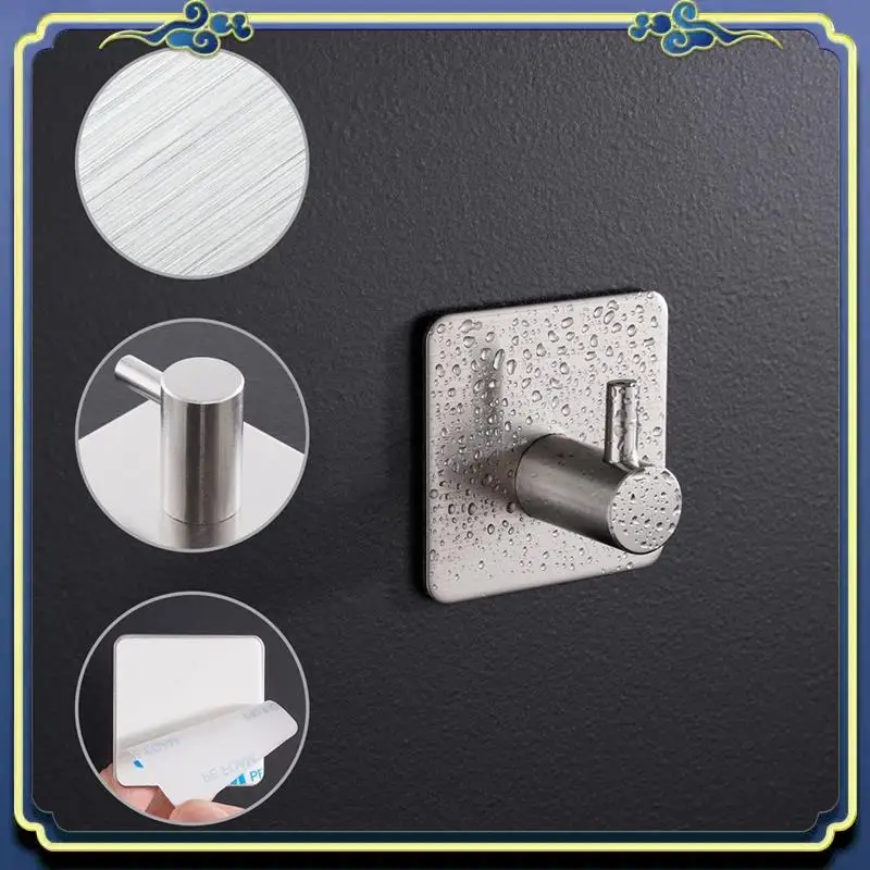 Latest Adhesive Hooks Self -Adhesive Hookswall Hook Stainless Steel For Bathroom And Kitchen
Latest Adhesive Hooks Self -Adhesive Hookswall Hook Stainless Steel For Bathroom And Kitchen
