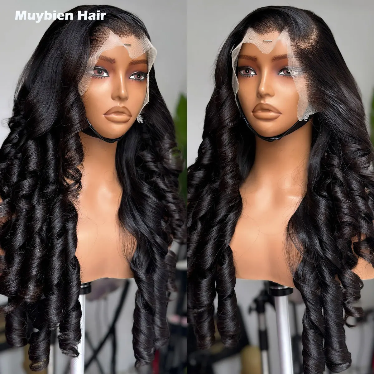 350 Density 13x6 HD Lace Front Bouncy Wave Wig Human Hair Natural Black 13x4 360 Lace Frontal Wigs Glueless Wig Ready to Wear
350 Density 13x6 HD Lace Front Bouncy Wave Wig Human Hair Natural Black 13x4 360 Lace Frontal Wigs Glueless Wig Ready to Wear