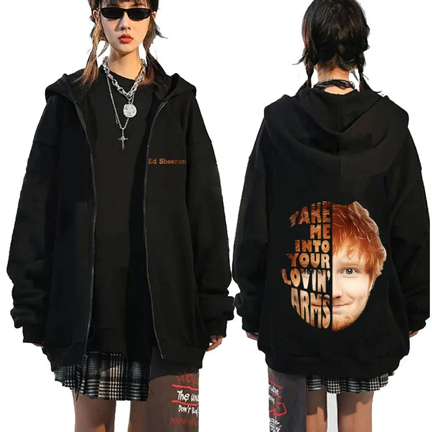 Ed Sheeran Take Me Into Your Lovin Arms Face Graphic Zipper Hoodie Men Women Fashion Hip Hop Oversized Zip Up Jacket Sweatshirt
Ed Sheeran Take Me Into Your Lovin Arms Face Graphic Zipper Hoodie Men Women Fashion Hip Hop Oversized Zip Up Jacket Sweatshirt